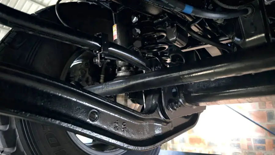 Chassis & front end after treatment