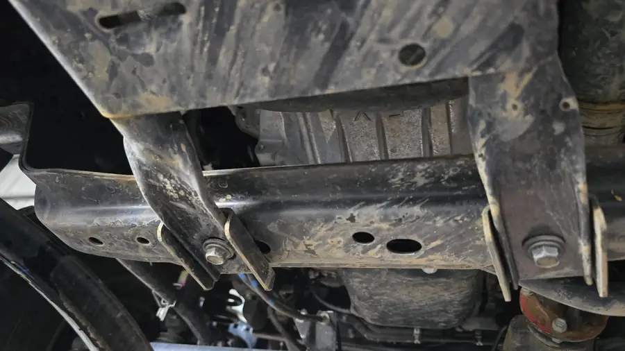 Chassis & front end before treatment