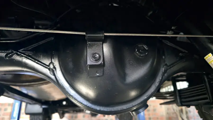 Rear differential after treatment