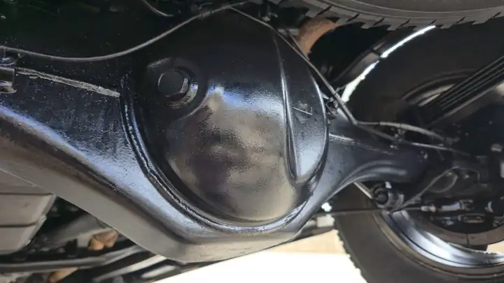 Rear differential after treatment